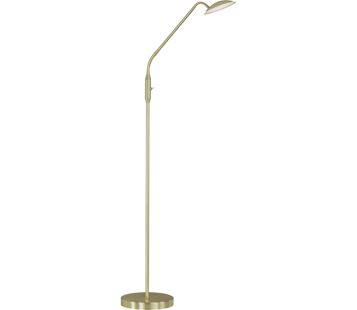 Wofi Wofi 3446.01.32.7000 - LED Stmívatelná stojací lampa ORTA LED/12W/230V mosaz 
