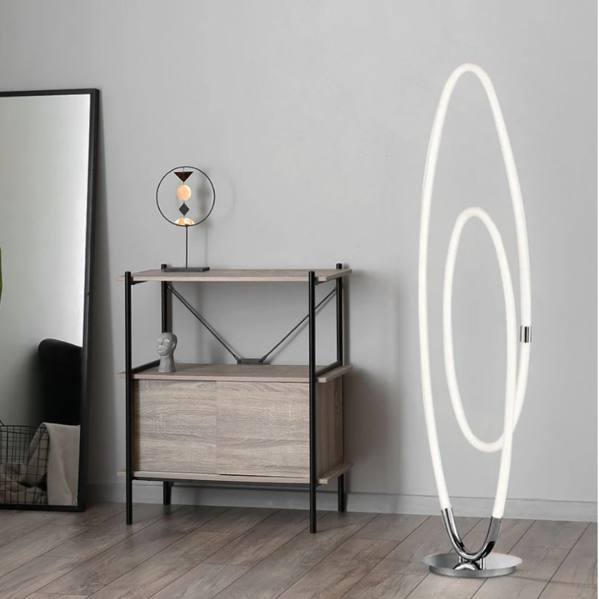 Wofi 3883.01.01.9000 - LED Stmívatelná stojací lampa MIRA LED/53W/230V 3000K