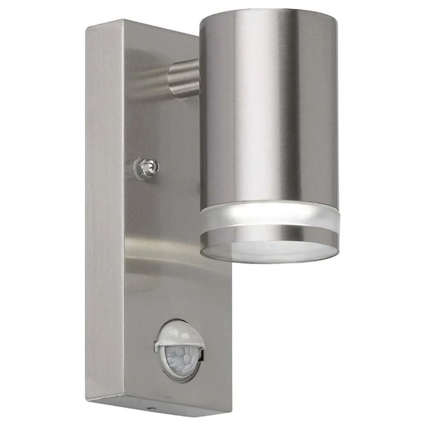 Wofi 4011.01.97.7000 - Venkovní nástěnné svítidlo se senzorem GENTARA 1xGU10/11W/230V IP44