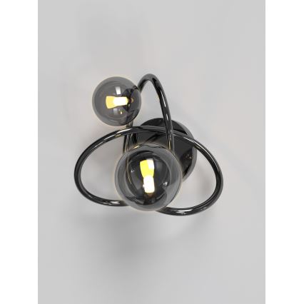 Wofi 4014-205 - LED Nástěnné svítidlo NANCY 2xG9/3,5W/230V černá/lesklý chrom