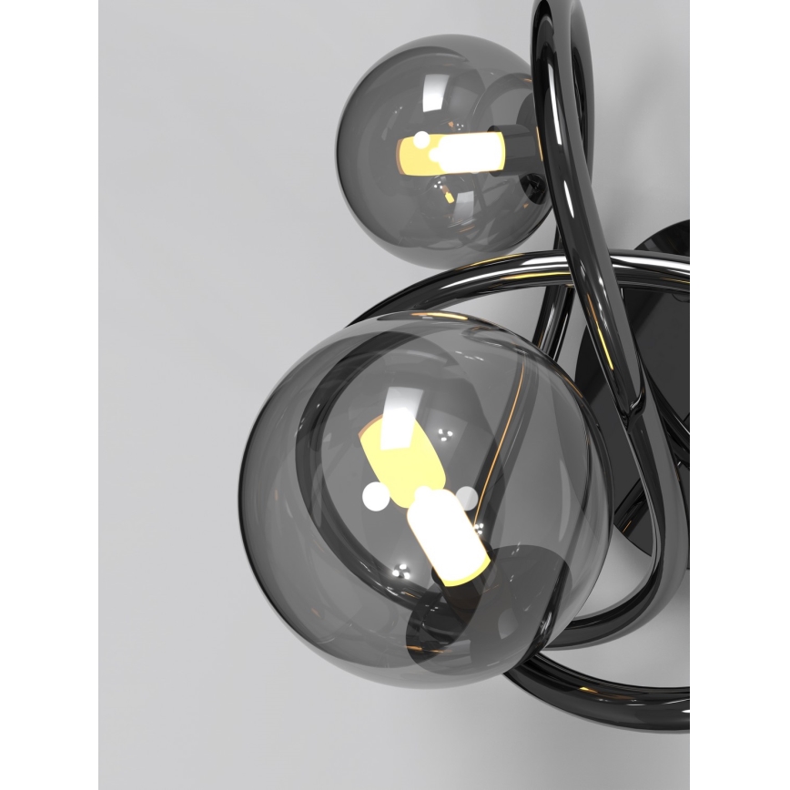 Wofi 4014-205 - LED Nástěnné svítidlo NANCY 2xG9/3,5W/230V černá/lesklý chrom