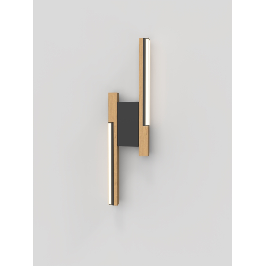 Wofi 4031-206- LED Stmívatelné nástěnné svítidlo PALERMO 11W/230V kaučukovník