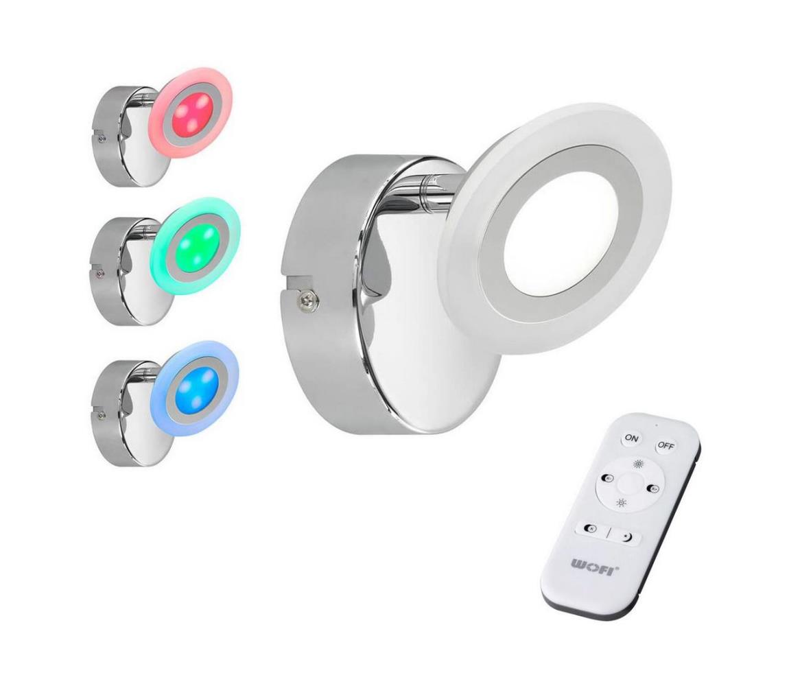 Wofi Wofi 4228.02.01.6000- LED RGB Stmívatelné bodové svítidlo GEMMA LED/5W/230V + DO W3143