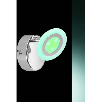 Wofi 4228.02.01.6000 - LED RGB Stmívatelné bodové svítidlo GEMMA LED/5W/230V + dálkové ovládání