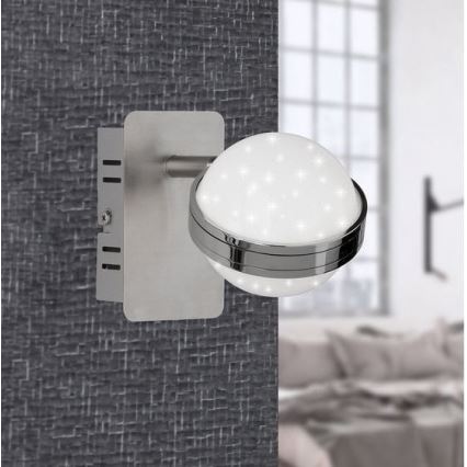 Wofi 4241.01.54.6000 - LED Nástěnné bodové svítidlo MONDE 1xLED/6W/230V