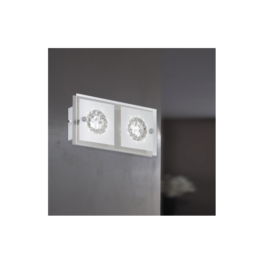 Wofi 4272.02.01.0000 - LED Nástěnné svítidlo REIMS 2xLED/4W/230V