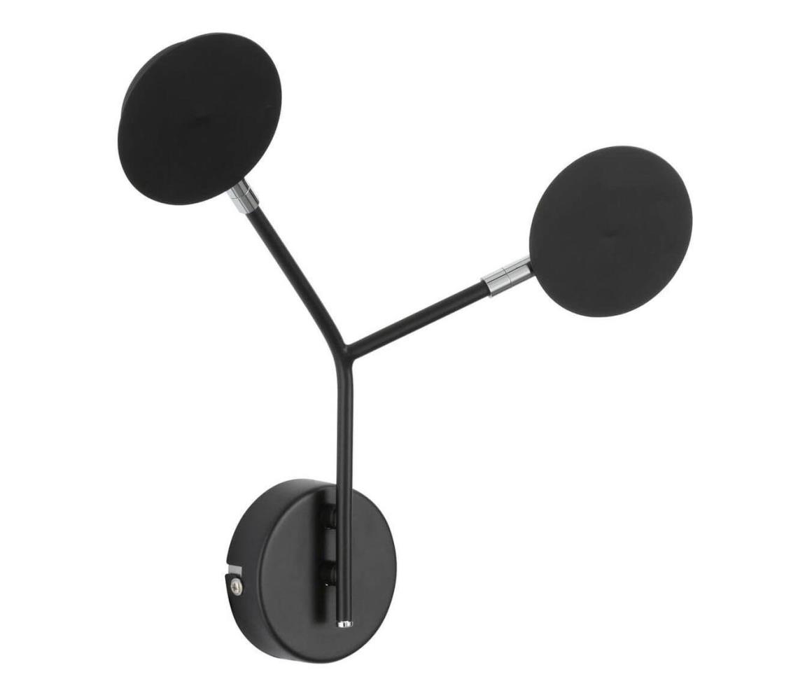 Wofi Wofi 446602109000 - LED Nástěnné svítidlo BELIZE 2xLED/5W/230V 3000K černá W3196