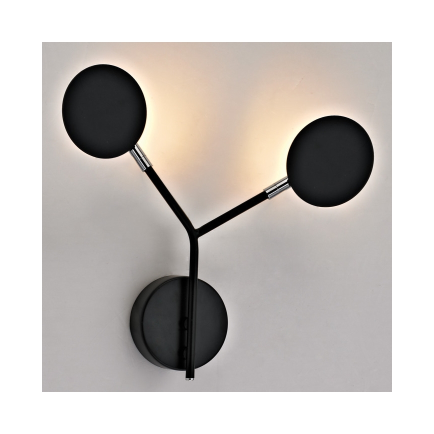 Wofi 446602109000 - LED Nástěnné svítidlo BELIZE 2xLED/5W/230V 3000K černá