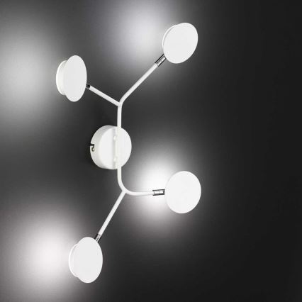 Wofi 446604069000 - LED Nástěnné svítidlo BELIZE 4xLED/5W/230V 3000K bílá