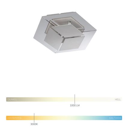 Wofi 4825.01.54.9000 - LED Nástěnné svítidlo HARPER LED/12W/230V 3000K