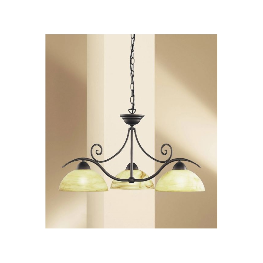 Wofi 5128.03.09.0000 - Lustr na řetězu LACCHINO 3xE27/60W/230V