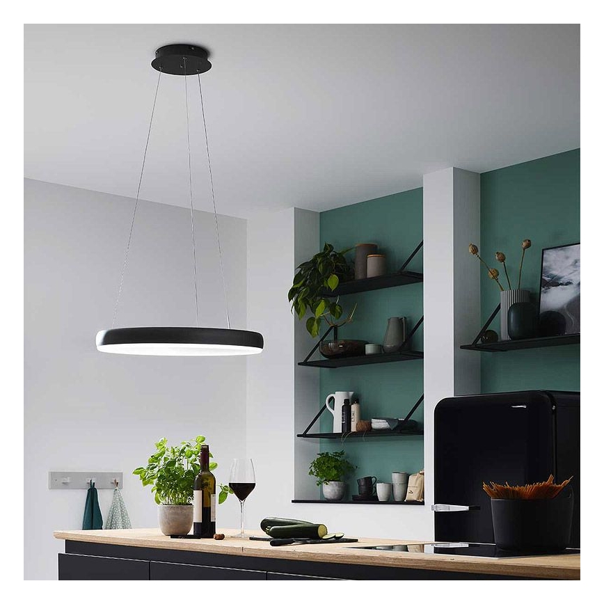 Wofi 6481.01.10.8501 - LED Stmívatelný lustr na lanku CLINT LED/33W/230V 3000-6500K Wi-Fi + dálkové ovládání