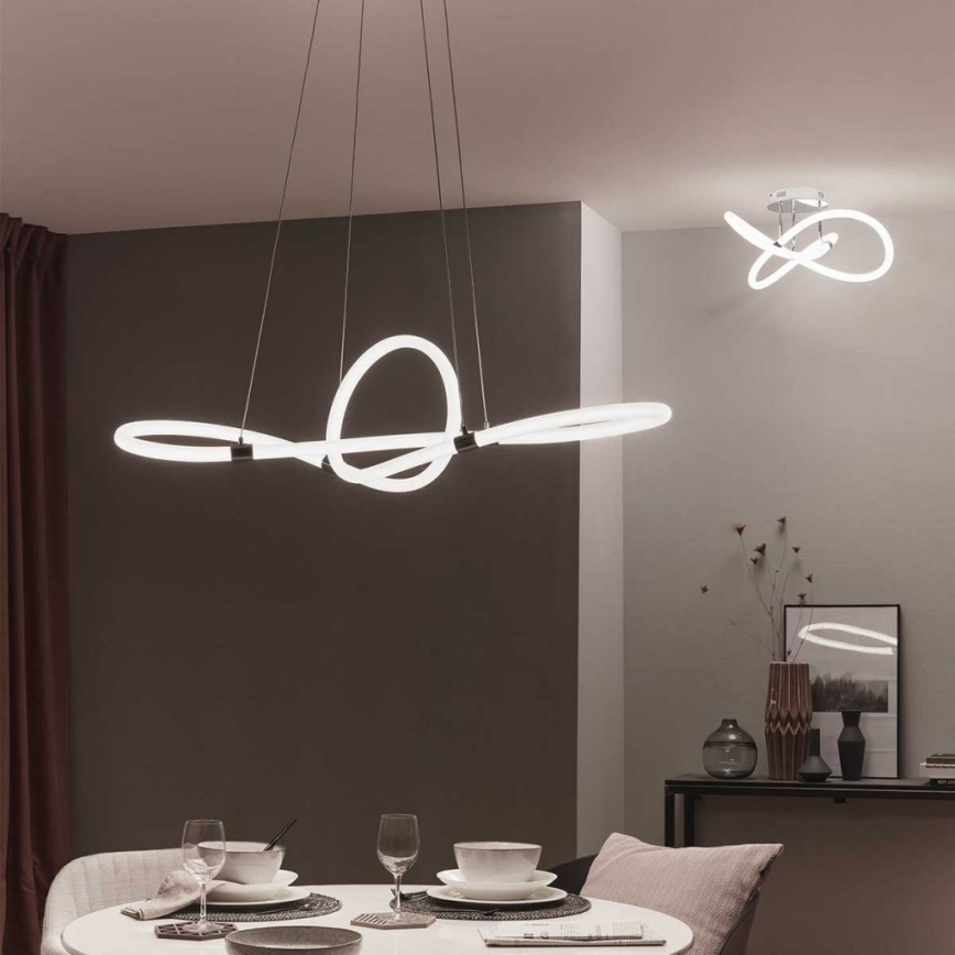 Wofi 6883.01.01.9100 - LED Stmívatelný lustr na lanku MIRA LED/40W/230V 3000-6000K + dálkové ovládání