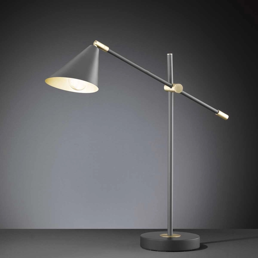 Wofi 70109G - Stolní lampa GLORIA 1xE14/28W/230V