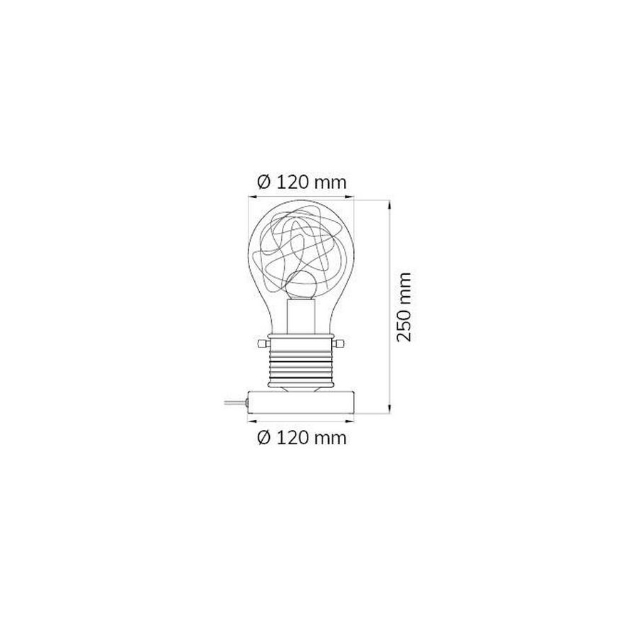 Wofi 8003010150 - Stolní lampa FUTURA 1xE14/42W/230V