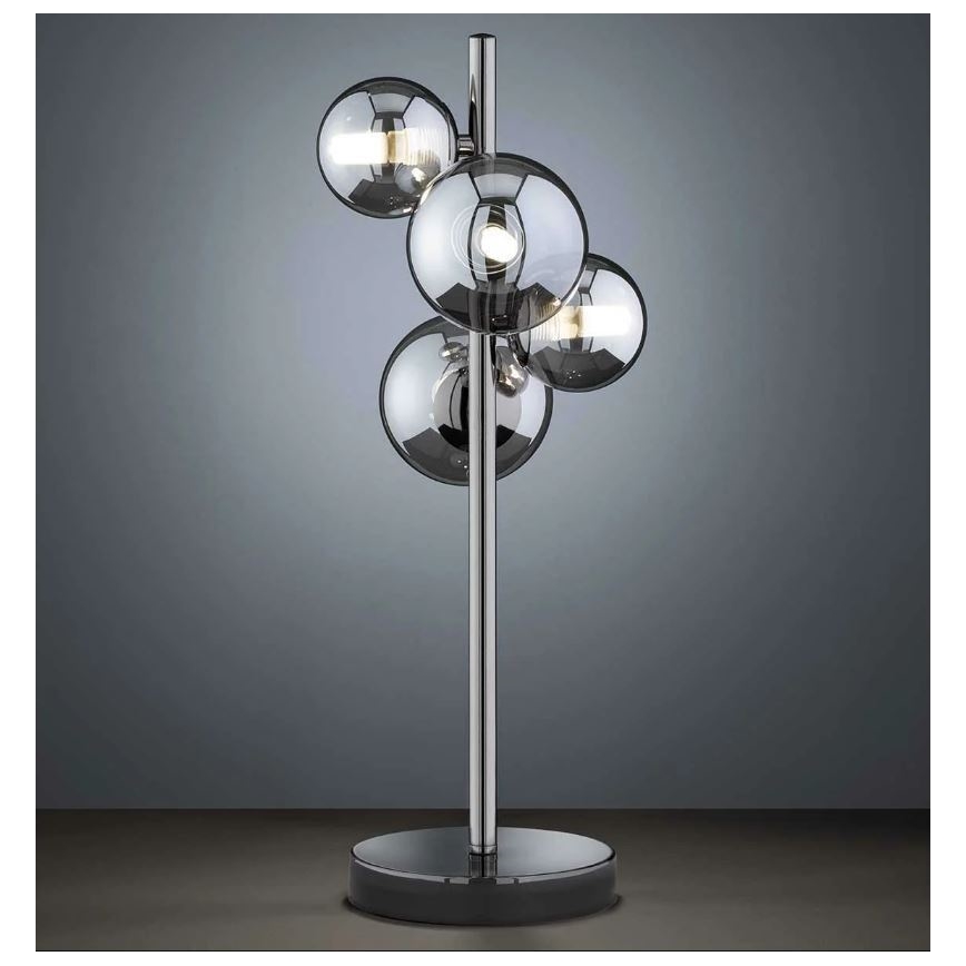 Wofi 8014.04.24.9000 - LED Stolní lampa VILLA 4xG9/3W/230V černá