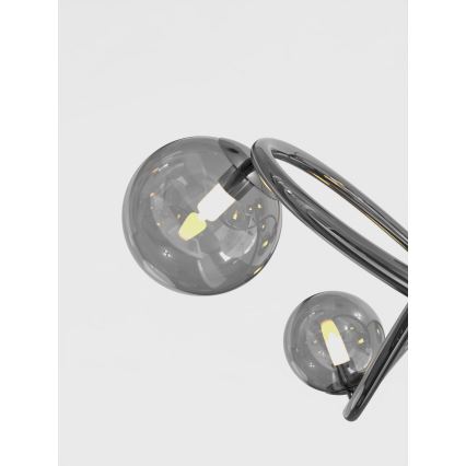 Wofi 8014-205 - LED Stolní lampa NANCY 2xG9/3,5W/230V černá/lesklý chrom
