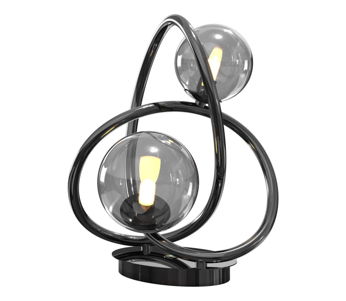 Wofi Wofi 8014-205 - LED Stolní lampa NANCY 2xG9/3,5W/230V černý chrom W3993