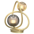 Wofi 8015-204 - LED Stolní lampa METZ 2xG9/3,5W/230V zlatá/šedá