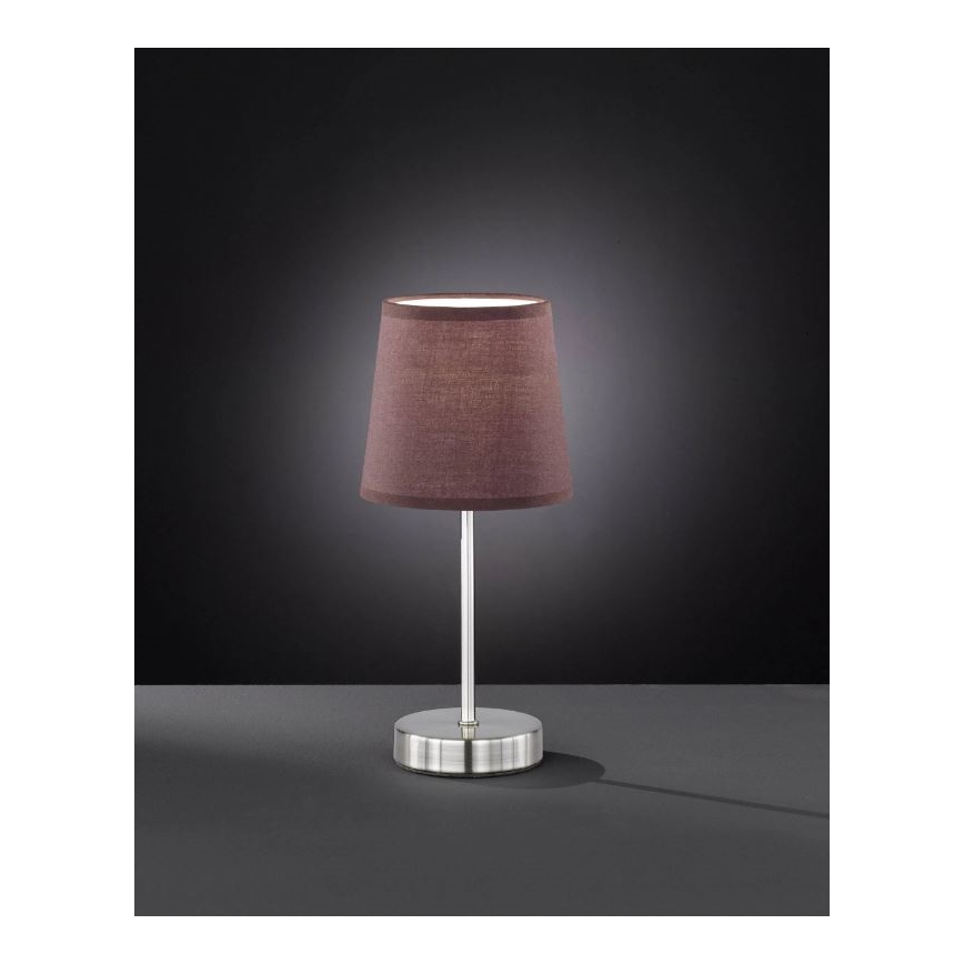 Wofi 8324.01.51.0000 - Stolní lampa CESENA 1xE14/42W/230V hnědá