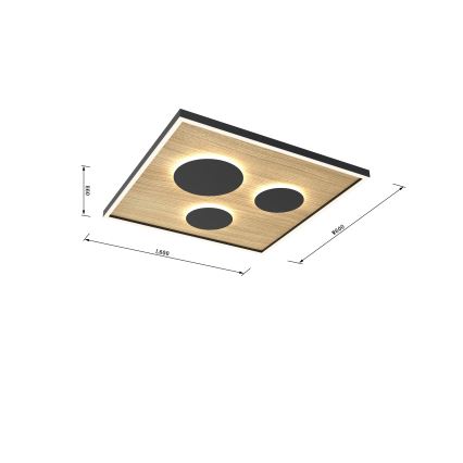 Wofi 9012-306L - LED Stmívatelné stropní svítidlo DIJON LED/40W/230V