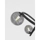 Wofi 9014-1205 - LED Přisazený lustr NANCY 12xG9/3,5W/230V černý chrom