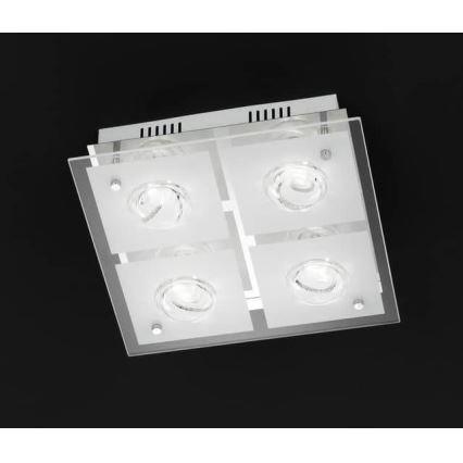 Wofi 9105.04.01.6300 - LED Stropní svítidlo TYRA 4xLED/4W/230V