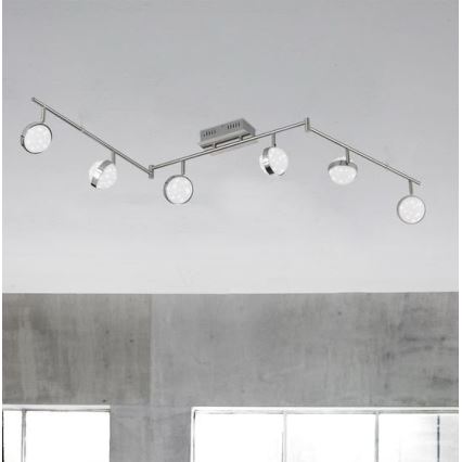 Wofi 9241.06.54.6000 - LED Stmívatelné bodové svítidlo MONDE 6xLED/6W/230V