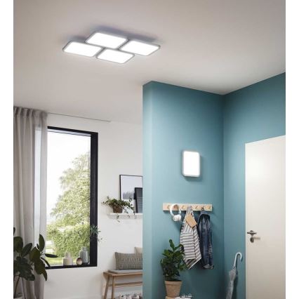 Wofi 9488.04.70.8000 - LED RGBW Stmívatelné stropní svítidlo REEV LED/30W/230V Wi-Fi + dálkové ovládání