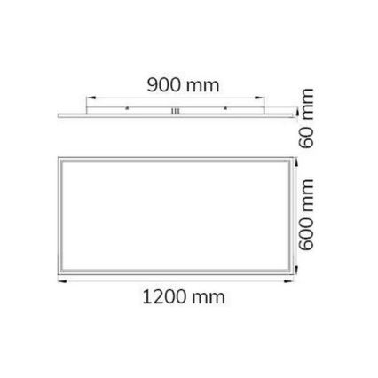 Wofi 9694.01.70.7120 - LED Stmívatelné stropní svítidlo MILO LED/52W/230V 2700-6000K + dálkové ovládání