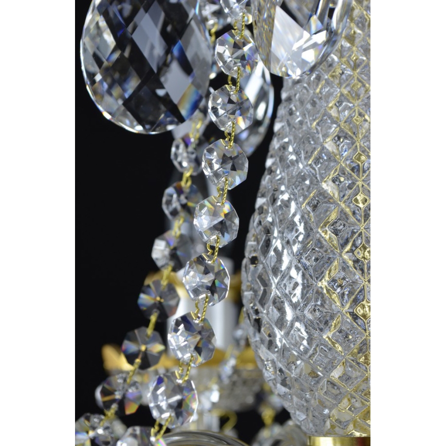 Wranovsky JWZ148062100 - Křišťálový lustr na řetězu DIAMANT 6xE14/40W/230V