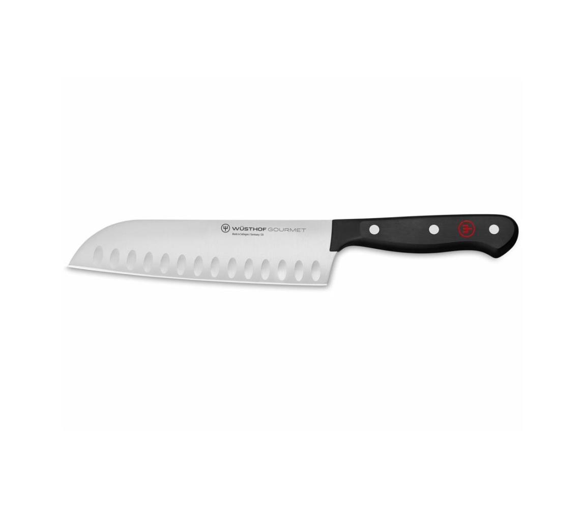 Wüsthof Wüsthof - Kuchyňský nůž japonský GOURMET 17 cm černá 