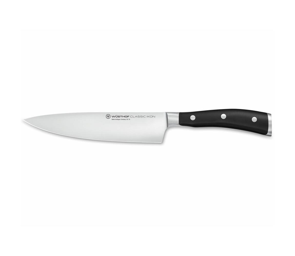 Wüsthof Wüsthof - Kuchyňský nůž kuchařský CLASSIC IKON 18 cm černá GG322