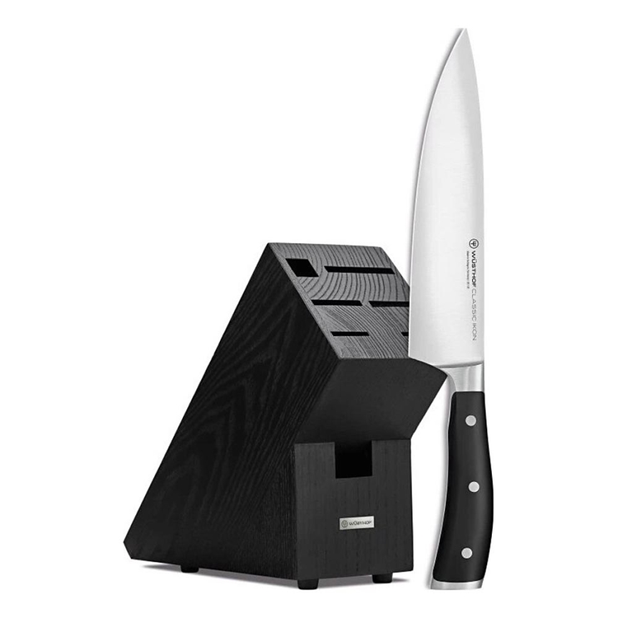 Wüsthof - Kuchyňský nůž kuchařský CLASSIC IKON 20 cm ve stojanu buk/černá