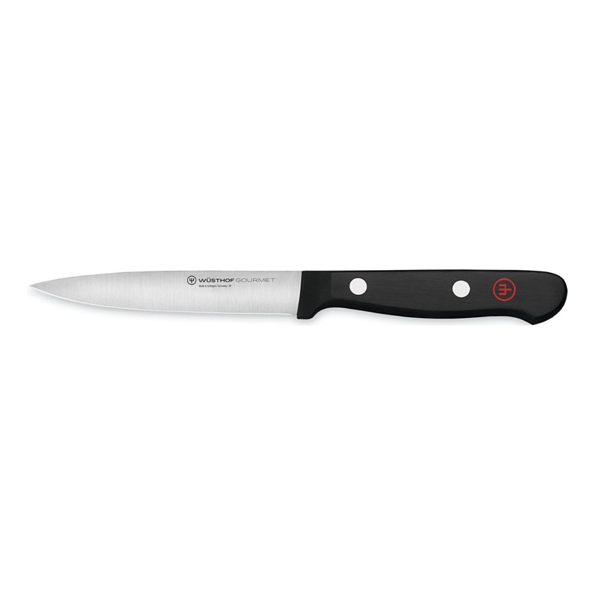 Wüsthof - Kuchyňský nůž na zeleninu GOURMET 10 cm černá