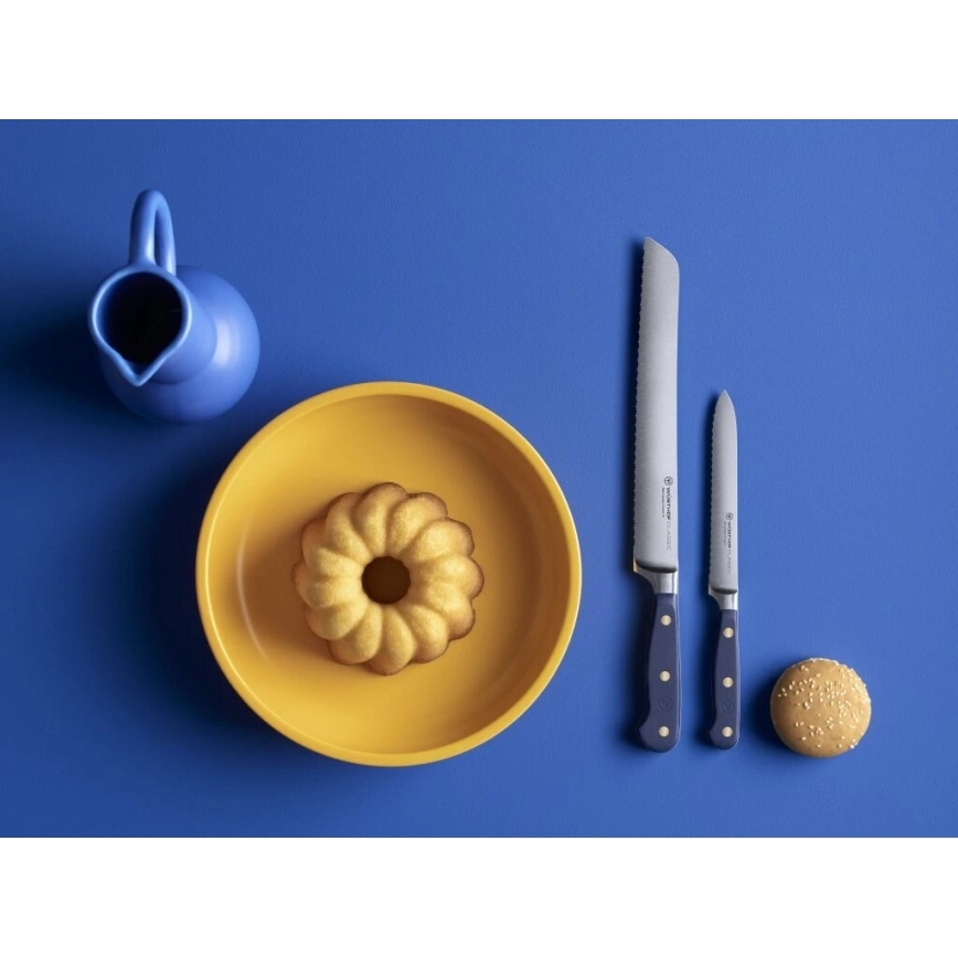 Wüsthof - Kuchyňský nůž nakrajovací CLASSIC COLOUR 14 cm modrá
