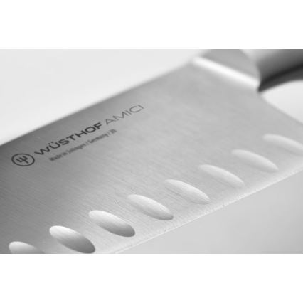 Wüsthof - Kuchyňský nůž santoku AMICI 17 cm olivové dřevo