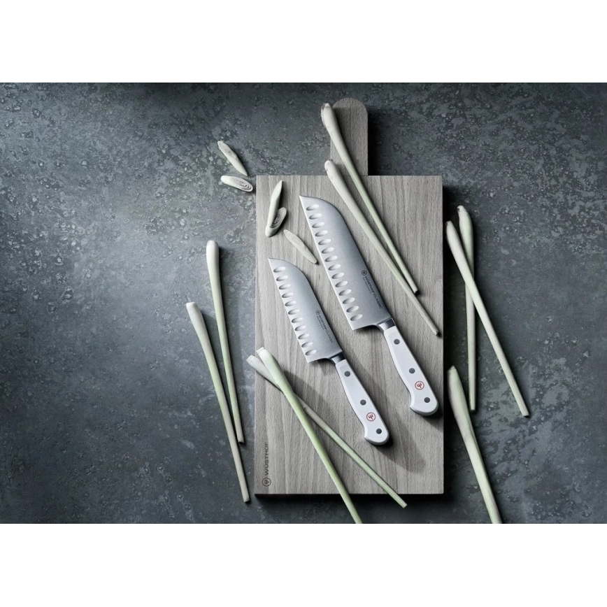 Wüsthof - Kuchyňský nůž santoku CLASSIC 14 cm bílá