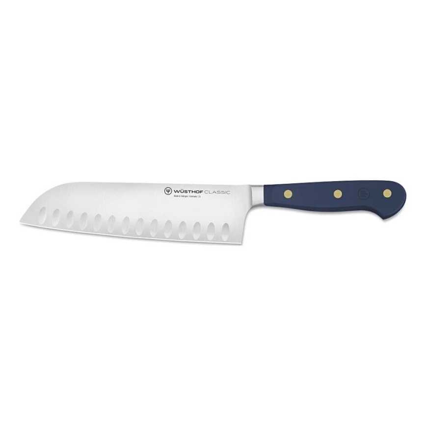 Wüsthof - Kuchyňský nůž santoku CLASSIC COLOUR 17 cm modrá