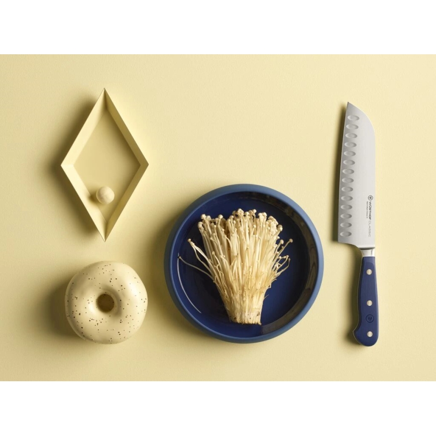 Wüsthof - Kuchyňský nůž santoku CLASSIC COLOUR 17 cm modrá