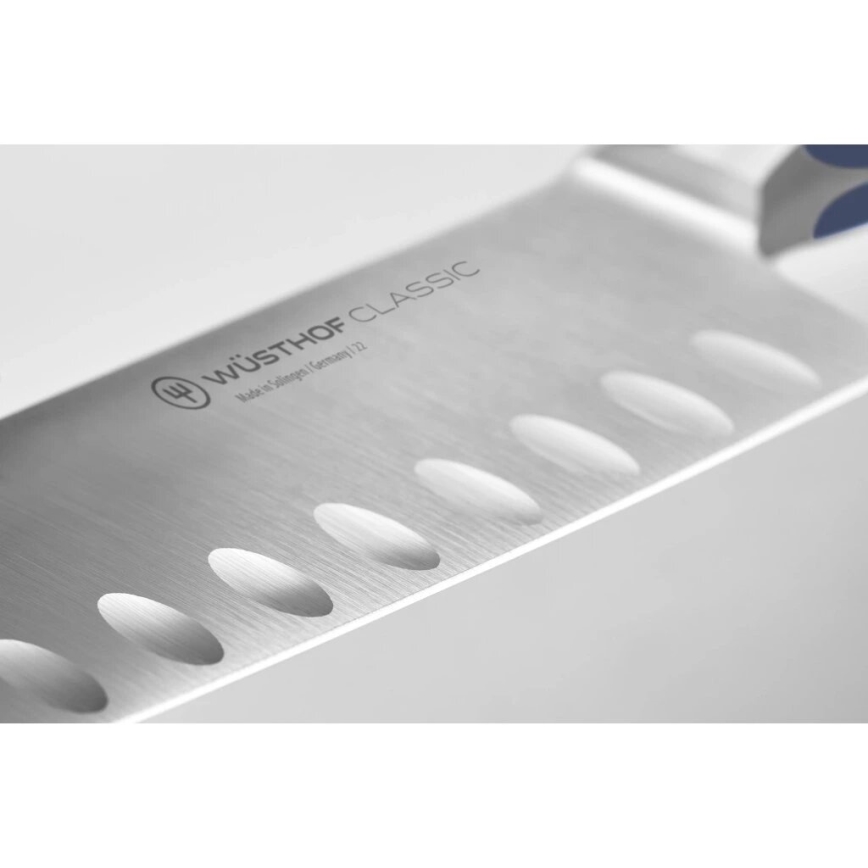 Wüsthof - Kuchyňský nůž santoku CLASSIC COLOUR 17 cm modrá