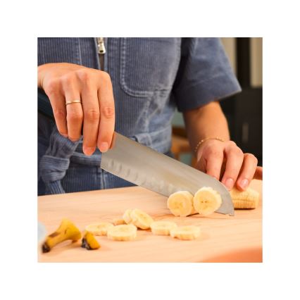 Wüsthof - Kuchyňský nůž santoku PARTNER 17 cm černá