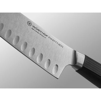 Wüsthof - Kuchyňský nůž santoku PARTNER 17 cm černá