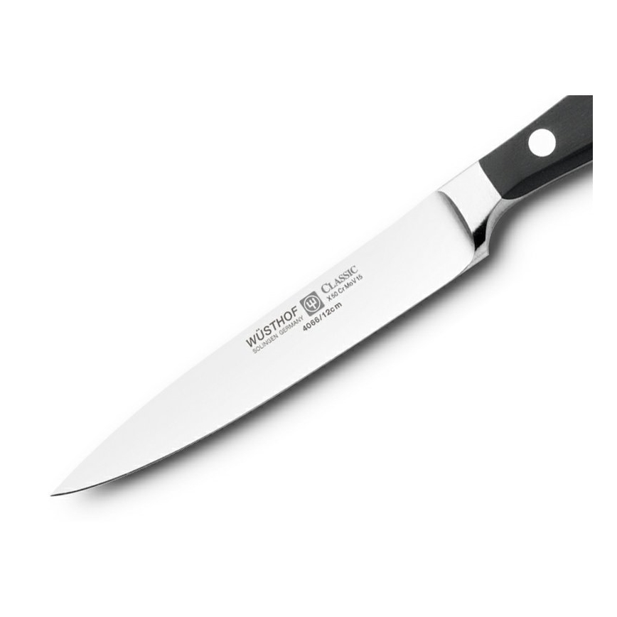 Wüsthof - Kuchyňský nůž špikovací CLASSIC 12 cm černá