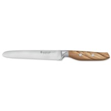 Wüsthof - Kuchyňský nůž zoubkovaný AMICI 14 cm olivové dřevo