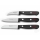 Wüsthof - Sada kuchyňských nožů na zeleninu GOURMET 3 ks černá