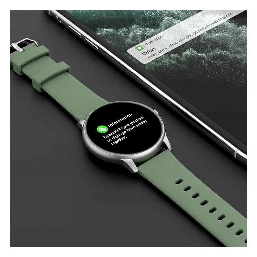 Xiaomi - Chytré hodinky IMILAB Bluetooth KW66 IP68 zelená