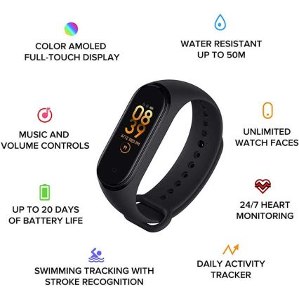 Xiaomi - Fitness náramek Mi Band 6 Bluetooth 5 ATM