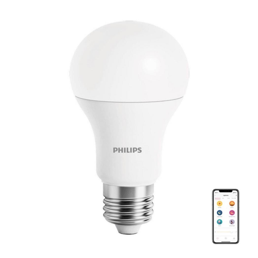 Xiaomi - LED Stmívatelná žárovka Philips E27/9W/230V 2700K Wi-Fi