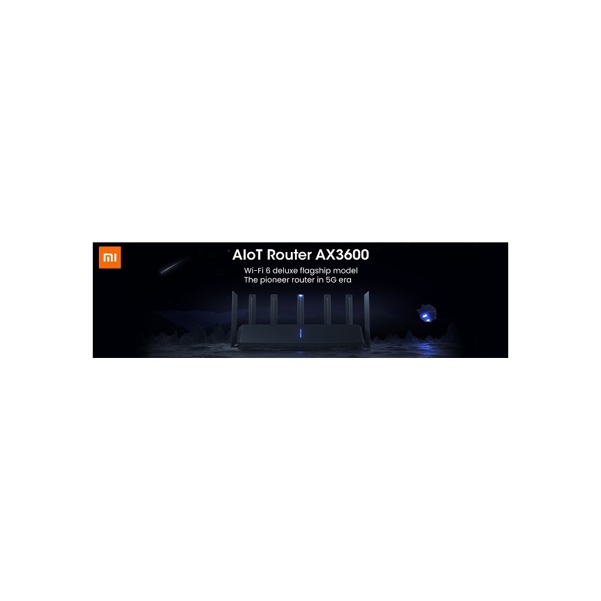 Xiaomi Mi AIoT Wi-Fi Router AX3600 černá